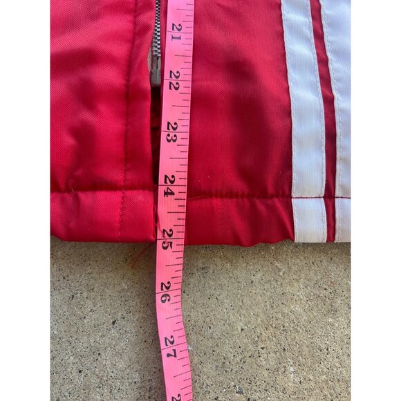 Vintage Great Lakes Sportswear Bill Elliott Pit Crew Racing Jacket Red/White Str - Picture 6 of 7